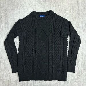Aelfric Eden Cable Knit Sweater - Black